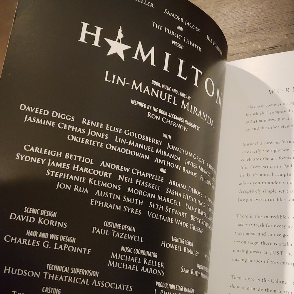 Official Hamilton musical photo book. - Picture 8 of 11